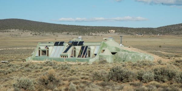 CREATE A VISION OF YOUR HOME! - this earthship is off the grid and has it's own water and electricity! Check out earthship.com 